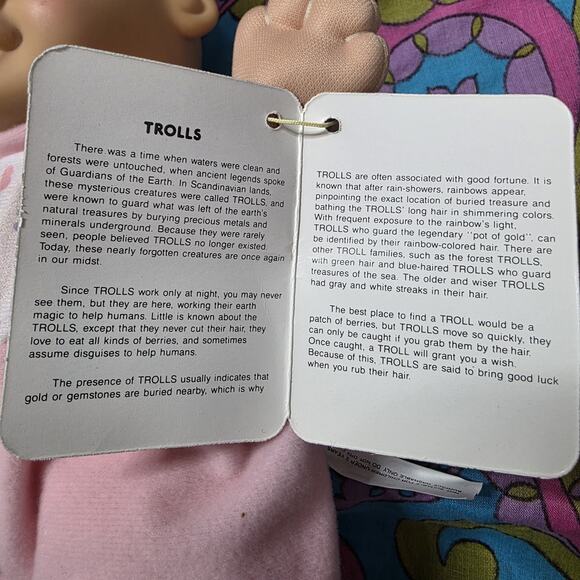 Russ Troll Kidz “Gaa Gaa” Baby Troll Doll NWT 1990s Pink Outfit - Picture 6 of 9